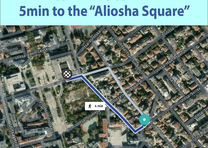 Summer Square - 2 Bedrooms Retro Flat With Great Location, 1st Fl Burgas City