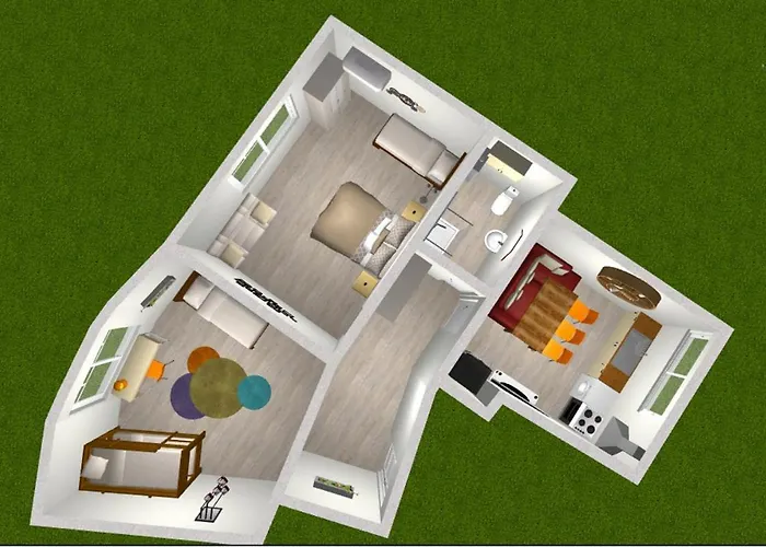 Summer Square - 2 Bedrooms Retro Flat With Great Location, 1st Fl Апартамент *